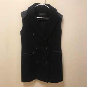 BCBGMAXAZRIA Black Vest Coat